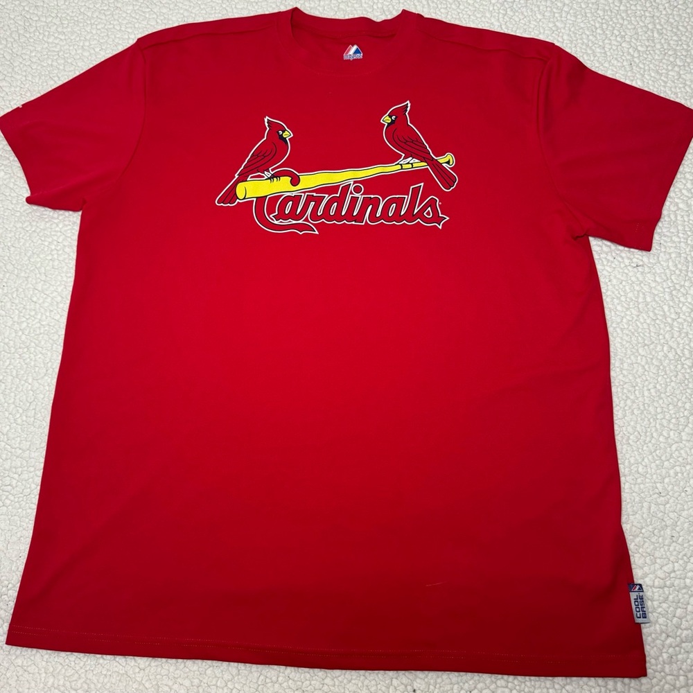 St Louis Cardinals Red Shirt Size 2XL